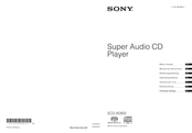 Sony SCD-XE800 Mode D'emploi