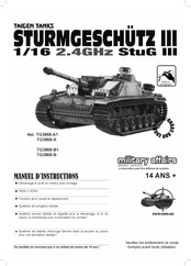 Taigen Tanks Sturmgeschutz III Manuel D'instructions