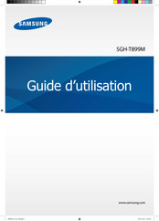 Samsung SGH-T899M Guide D'utilisation