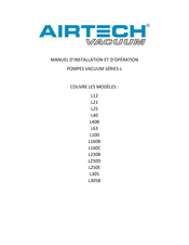 AirTech L305 Manuel D'installation Et D'opération