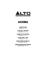 Alto Professional ACOM2 Guide D'utilisation