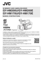 JVC GY-HM170E Manuel D'instructions