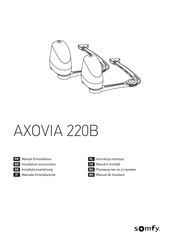 SOMFY AXOVIA 220B Manuel D'installation