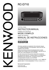 Kenwood RC-D710 Mode D'emploi