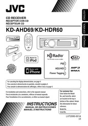 JVC KD-HDR60 Manuel D'instructions