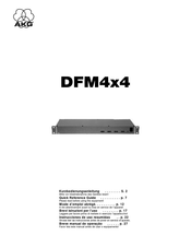 AKG DFM4x4 Mode D'emploi