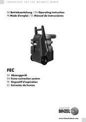 Abicor Binzel FEC 230 V Mode D'emploi