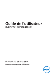 Dell SE2416H Guide De L'utilisateur