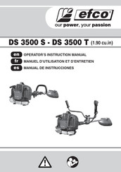 Efco DS 3500 S Manuel D'utilisation Et D'entretien