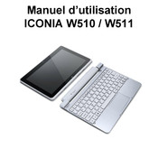 Iconia W510 Manuel D'utilisation