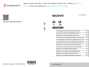 Sony Aplha a7 ILCE-7 Mode D'emploi