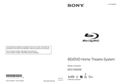 Sony BDV-E800W Mode D'emploi