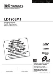Emerson LD190EM1 Guide D'utilisation