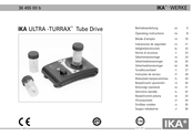 IKA ULTRA-TURRAX TUBE DRIVE Mode D'emploi