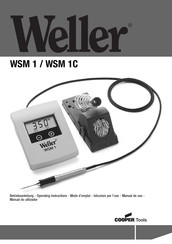 Weller WSM 1 Mode D'emploi