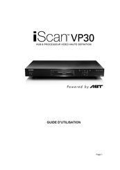DVDO iScan VP30 Guide D'utilisation