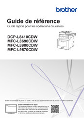 Brother DCP-L8410CDW Guide Rapide