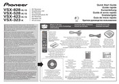 Pioneer VSX-423-S Guide Rapide