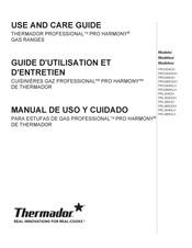 Thermador PROFESSIONAL PRO HARMONY PRG486GDH Guide D'utilisation Et D'entretien
