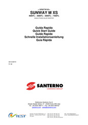 Santerno SUNWAY M XS Série Guide Rapide