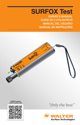 Walter SURFOX Test Guide De L'utilisateur