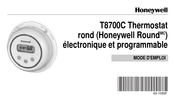 Honeywell Round T8700C Mode D'emploi