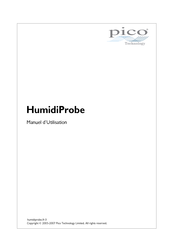 PICO HumidiProbe Manuel D'utilisation