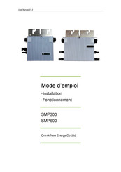 Omnik New Energy SMP600 Mode D'emploi