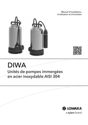 Xylem LOWARA DIWA 07 Manuel D'installation, D'utilisation Et D'entretien