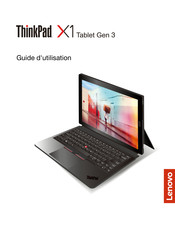 Lenovo ThinkPad X1 Gen 3 Guide D'utilisation