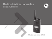 Motorola XTNiD Guide D'utilisation