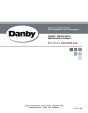 Danby DCRM116BLDB Guide D'utilisation Et Soins De Propriètaire