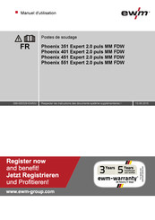 EWM Phoenix 551 Expert 2.0 puls MM FDW Manuel D'utilisation