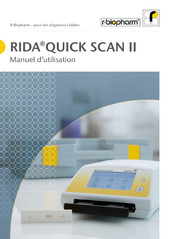R-Biopharm RIDA QUICK SCAN II Manuel D'utilisation