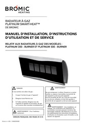 Bromic Heating Platinum 500-BURNER Manuel D'installation, D'utilisation Et De Service