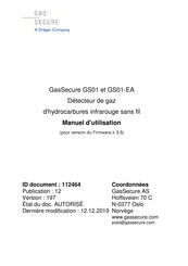 GasSecure GS01-EA Manuel D'utilisation