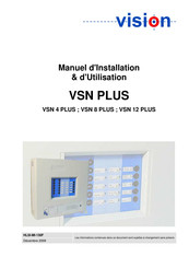 Honeywell vision VSN 12 PLUS Manuel D'installation & D'utilisation