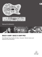 Behringer BASS V-AMP PRO Manuel D'utilisation