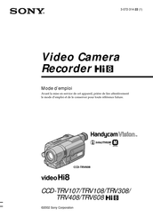 Sony Handycam CCD-TRV108 Mode D'emploi