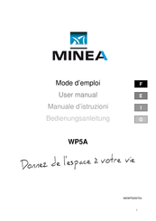 Minea WP5A Mode D'emploi