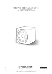 Focal Utopia Be Manuel Utilisateur