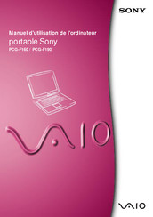 Sony Vaio PCG-F190 Manuel D'utilisation