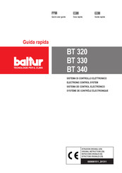baltur BT 320 Guide Rapide