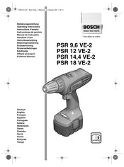 Bosch PSR 14,4 VE-2 Instructions D'emploi