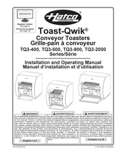 Hatco Toast-Qwik TQ3-500H Manuel D'installation