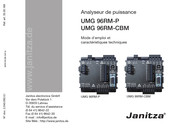 janitza UMG 96RM-P Mode D'emploi Et Caractéristiques Techniques