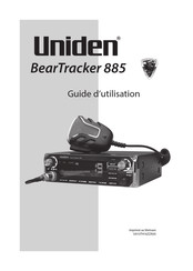 Uniden BearTracker 885 Guide D'utilisation