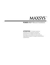 DSC MAXSYS PC4820 Manuel D'installation