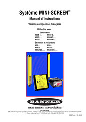 Banner MSXLHDE Série Manuel D'instructions