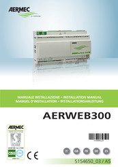 AERMEC AERWEB300 Manuel D'installation